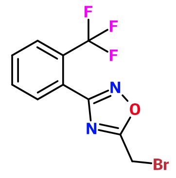(image for) MC085392 5-Bromomethyl-3-(2-trifluoromethyl-phenyl)-[1,2,4]oxadiazole